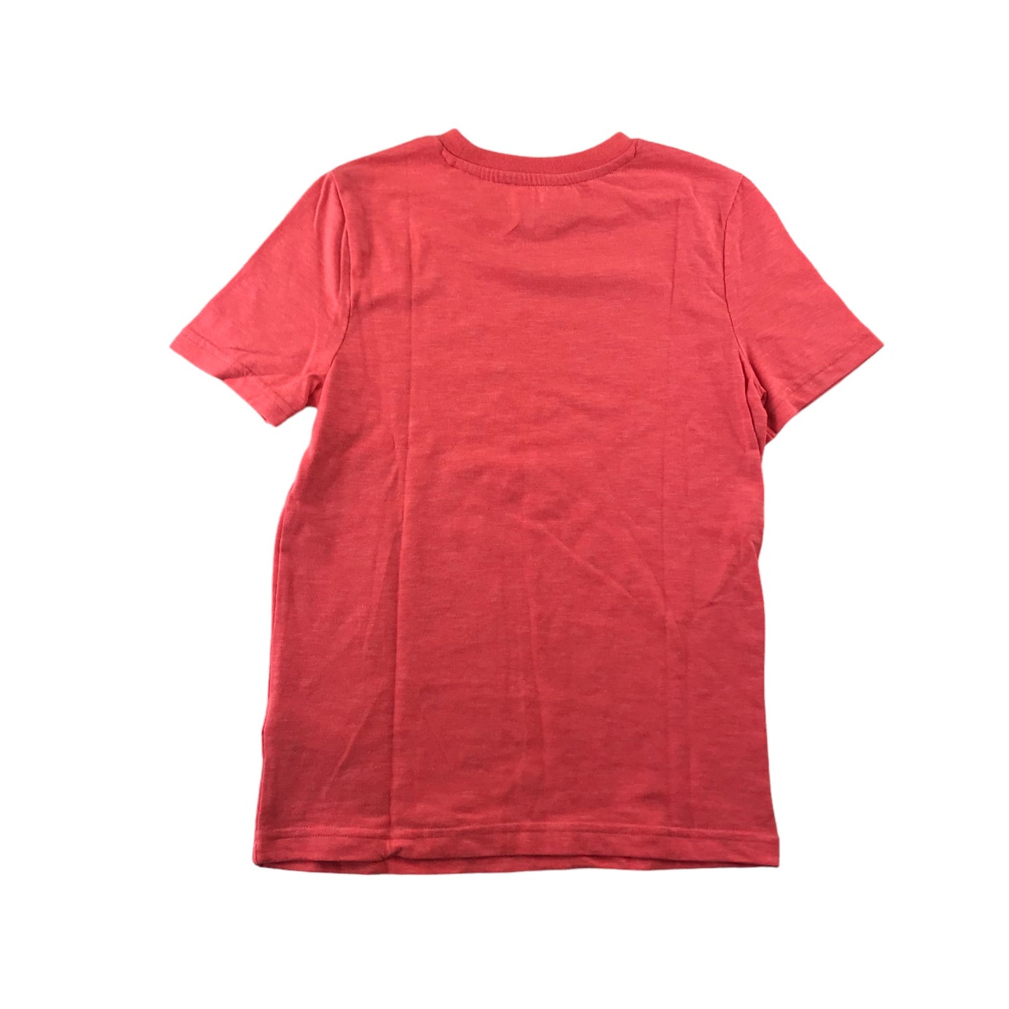 F&F T-shirt 7-8 years red plain gaming new gen