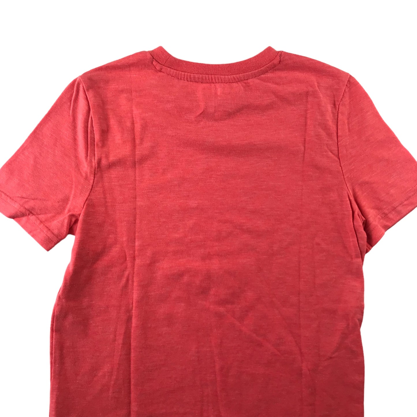 F&F T-shirt 7-8 years red plain gaming new gen
