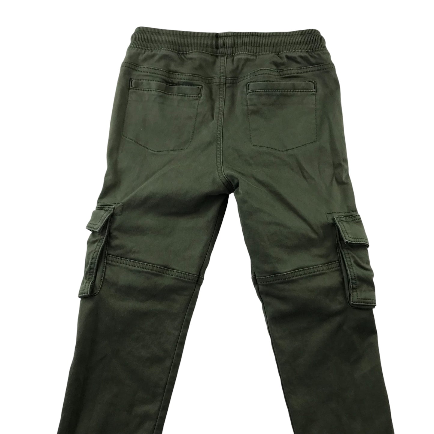 Tu trousers 10-11 years khaki green cargo style cuffed legs