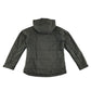 Fjall Raven jacket women size S khaki green lightly padded with hood