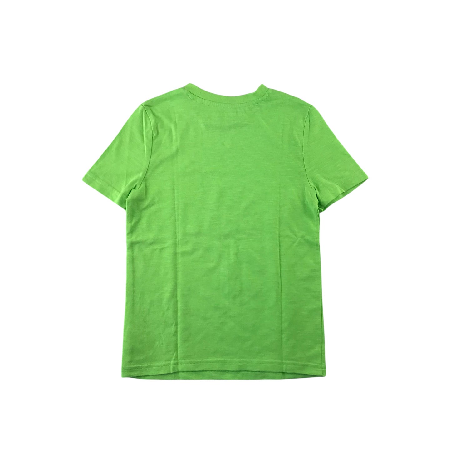 F&F T-shirt 7-8 years green plain gaming new gen