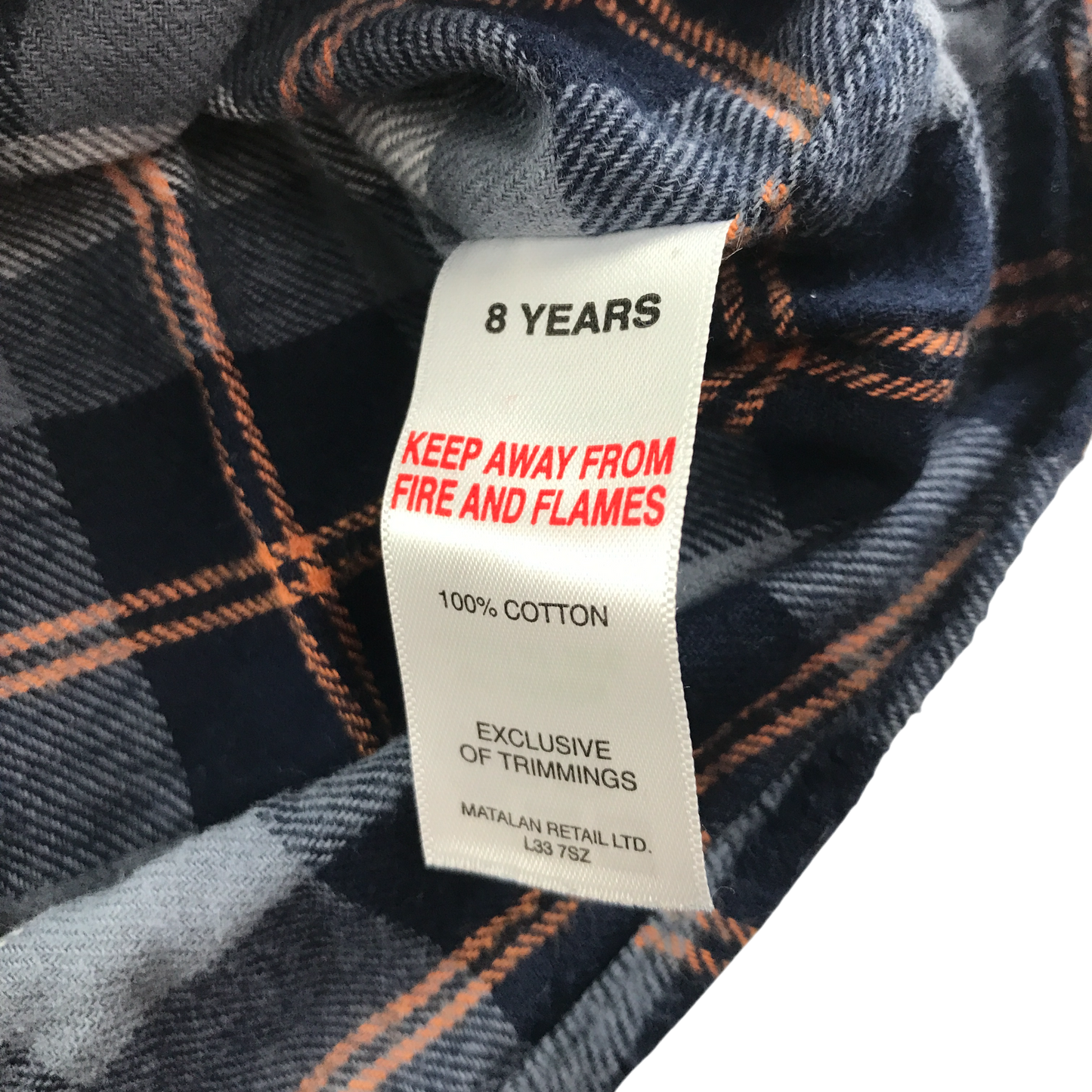 Matalan 8 years navy shirt