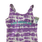 Primark Swimsuit Age 12 Lilac and White Tie Dye Los Angeles One Piece Cossie