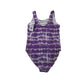 Primark Swimsuit Age 12 Lilac and White Tie Dye Los Angeles One Piece Cossie