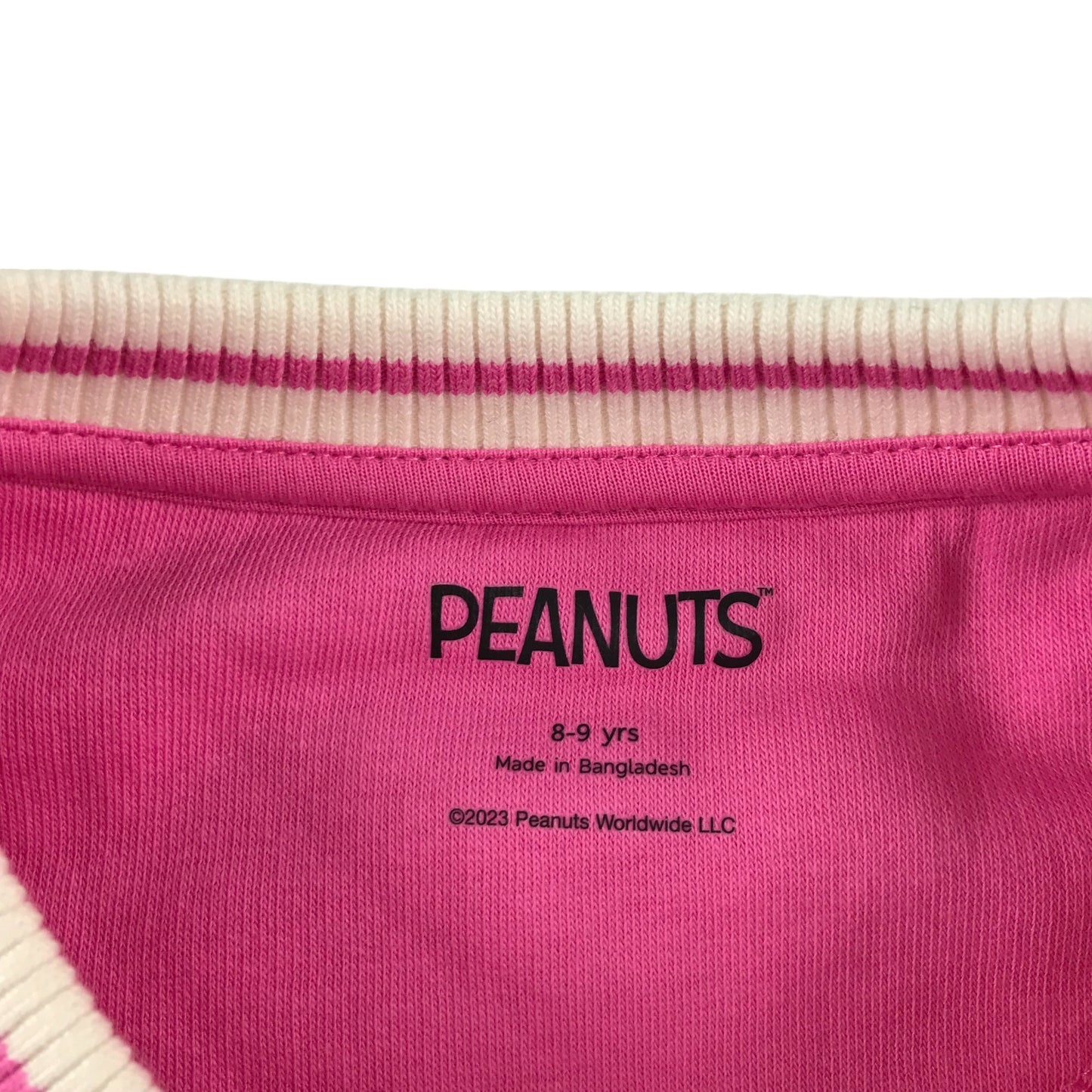 M&S sweater 8-9 years pink Peanuts Snoopy