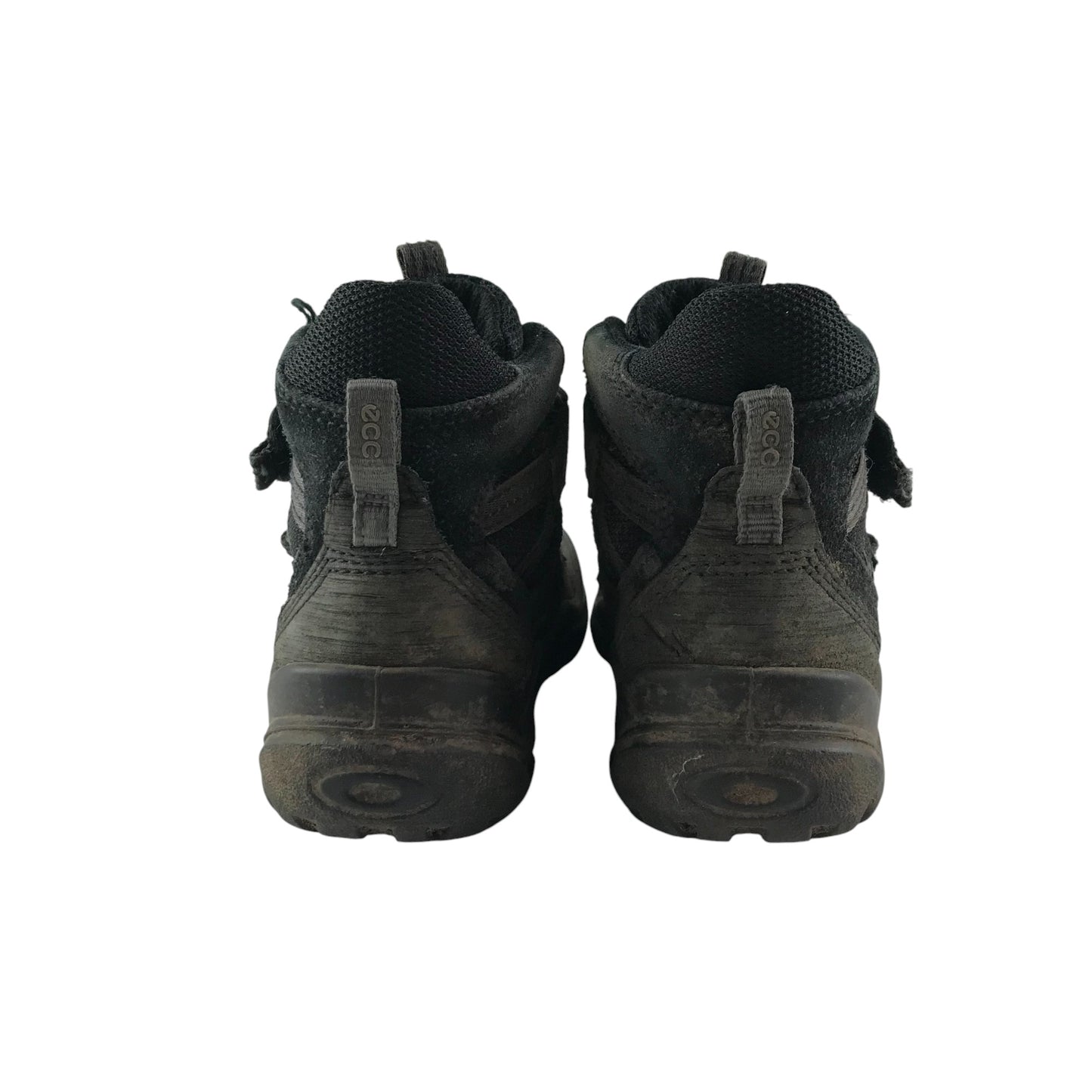 ECCO walking boots shoe size 11 junior black gore-tex