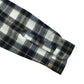 Primark Shirt Age 5 Navy White Mustard Check Pattern Long Sleeve Button Up Cotton