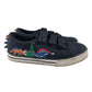 Next trainers shoe size 10 junior navy with dinosaur graphic print canvas shoe