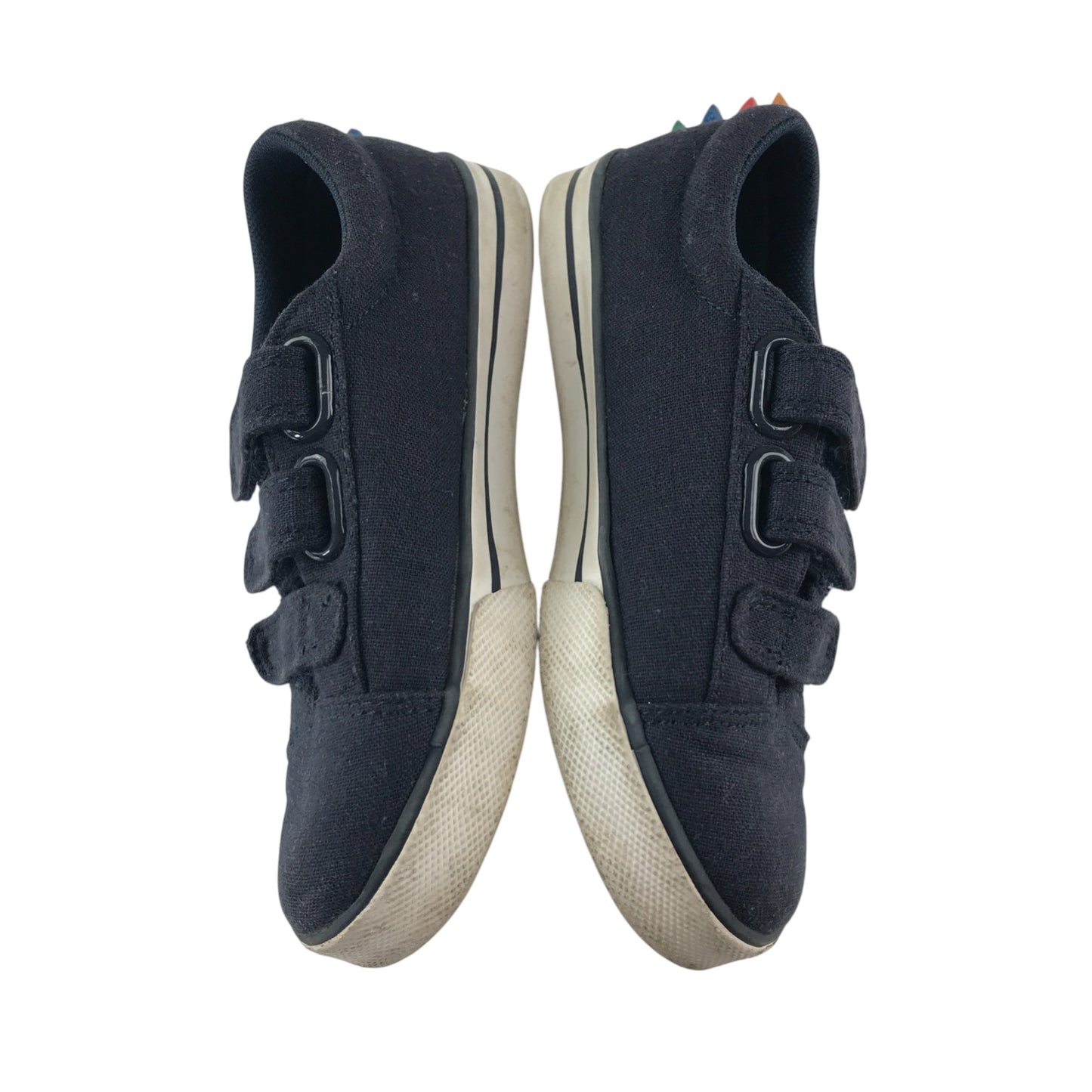 Next trainers shoe size 10 junior navy with dinosaur graphic print canvas shoe