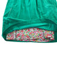 Mini Boden dress 9-10 years turquoise corduroy A-line cotton