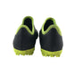 Puma football boots shoe size UK 11 junior black with neon yellow detailing astro turf boots