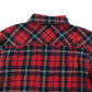 H&M Shirt Age 5 Red Navy Check Pattern Long Sleeve Button Up Cotton