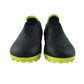 Puma football boots shoe size UK 11 junior black with neon yellow detailing astro turf boots
