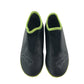 Puma football boots shoe size UK 11 junior black with neon yellow detailing astro turf boots