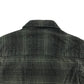 Primark Shirt Age 7 Khaki Green Check Pattern Button Up Cotton