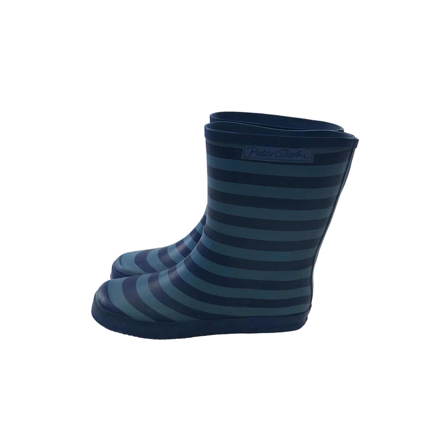Blue Stripy Wellies Shoe Size 3