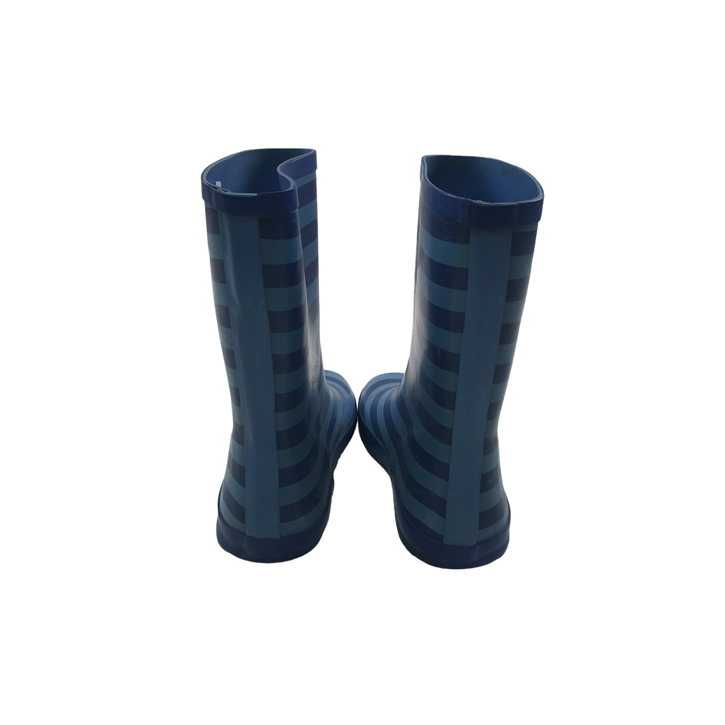 Blue Stripy Wellies Shoe Size 3