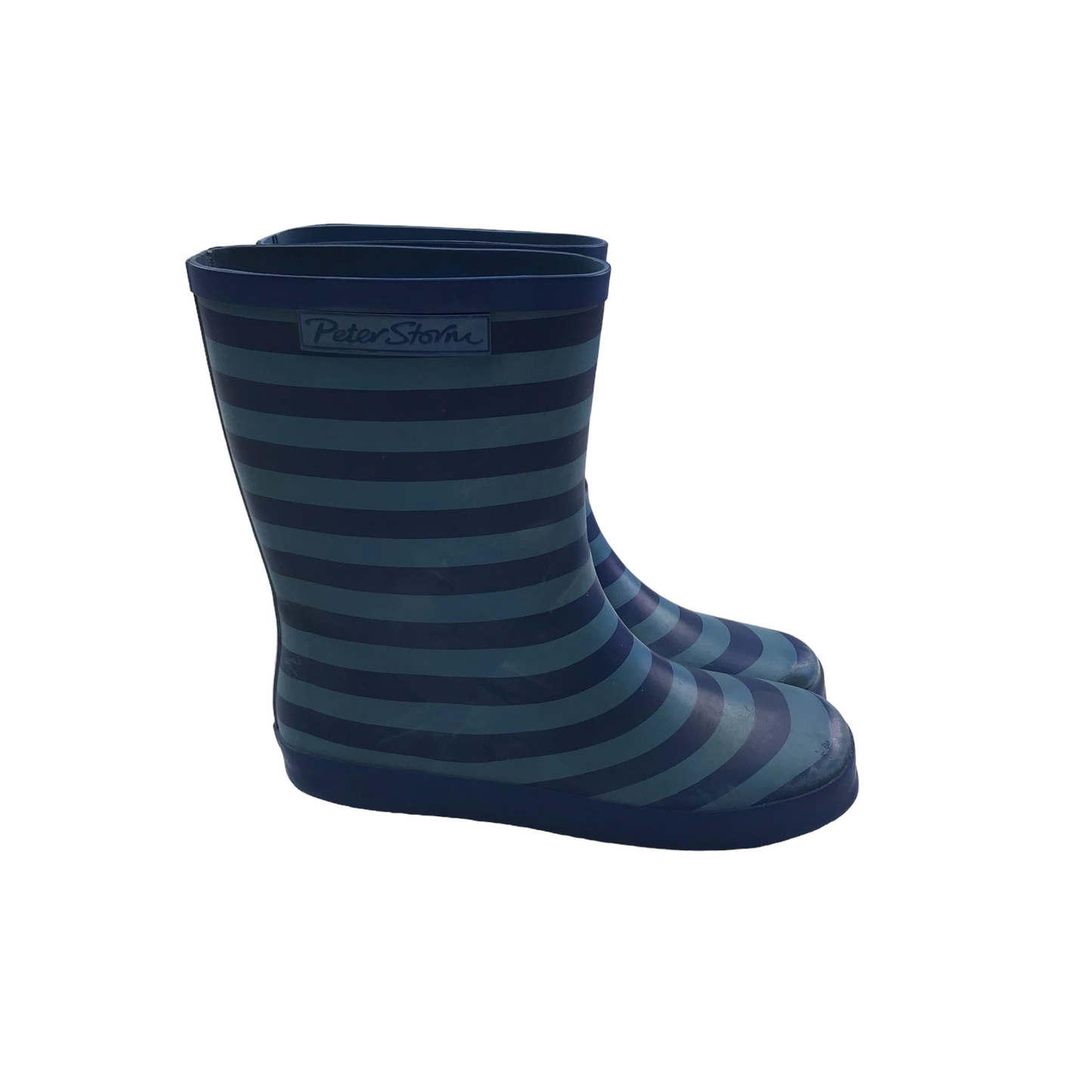 Blue Stripy Wellies Shoe Size 3