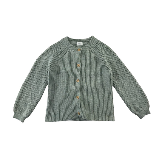 Next cardigan 9 years misty green knitted button up