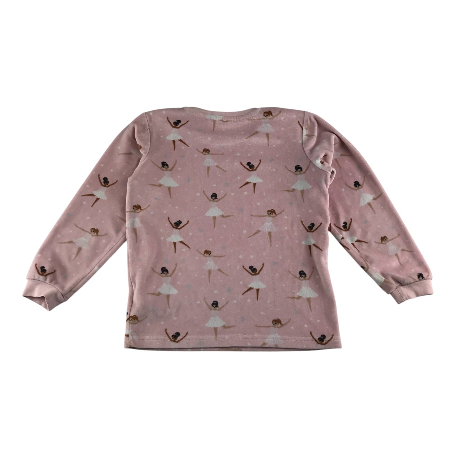 M&S pyjama set 6-7 years light pink ballerina prints