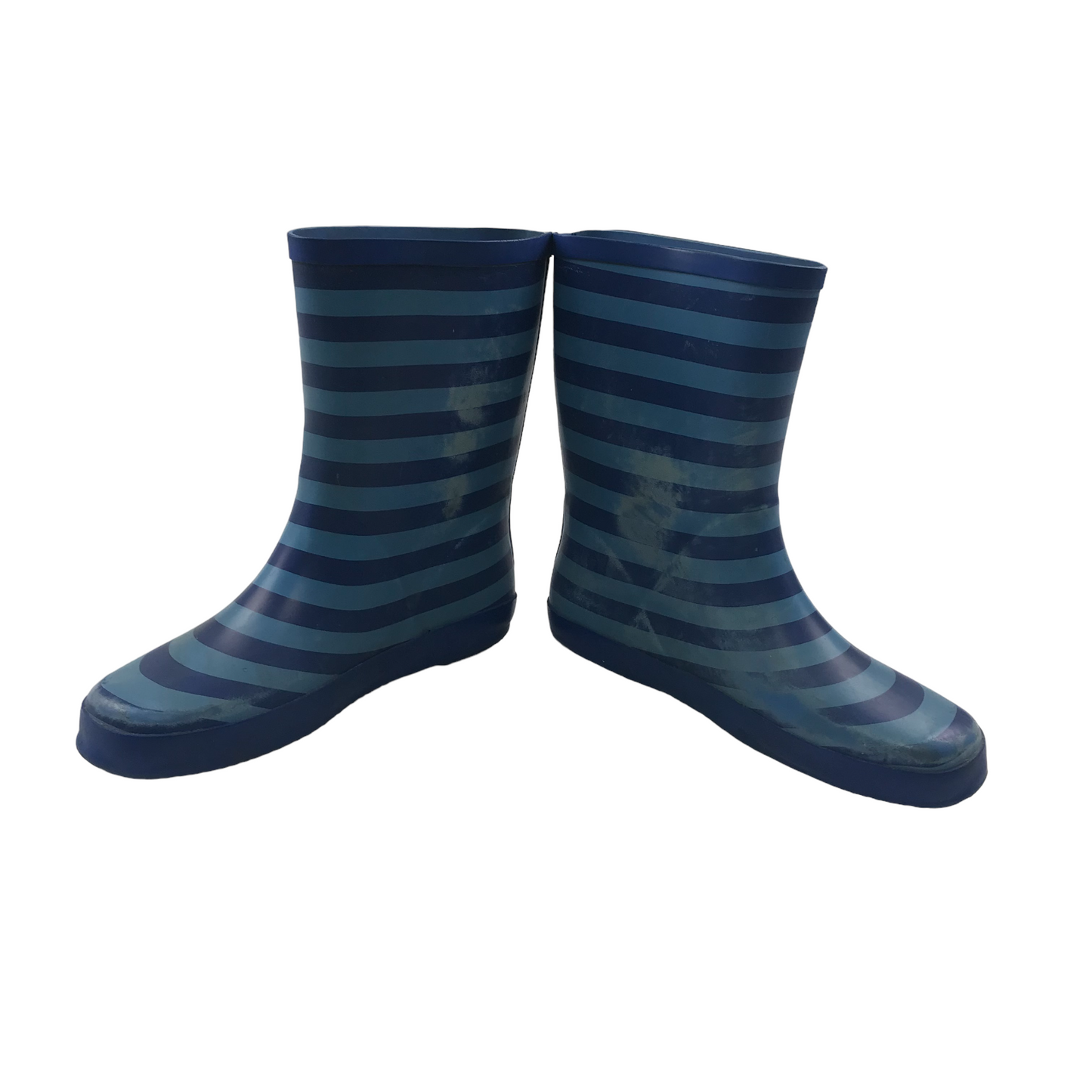 Blue Stripy Wellies Shoe Size 3