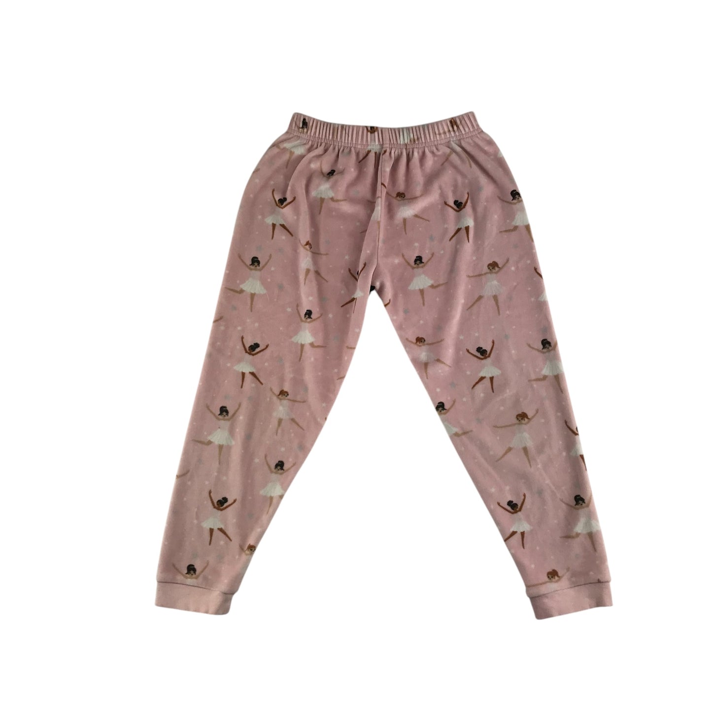 M&S pyjama set 6-7 years light pink ballerina prints