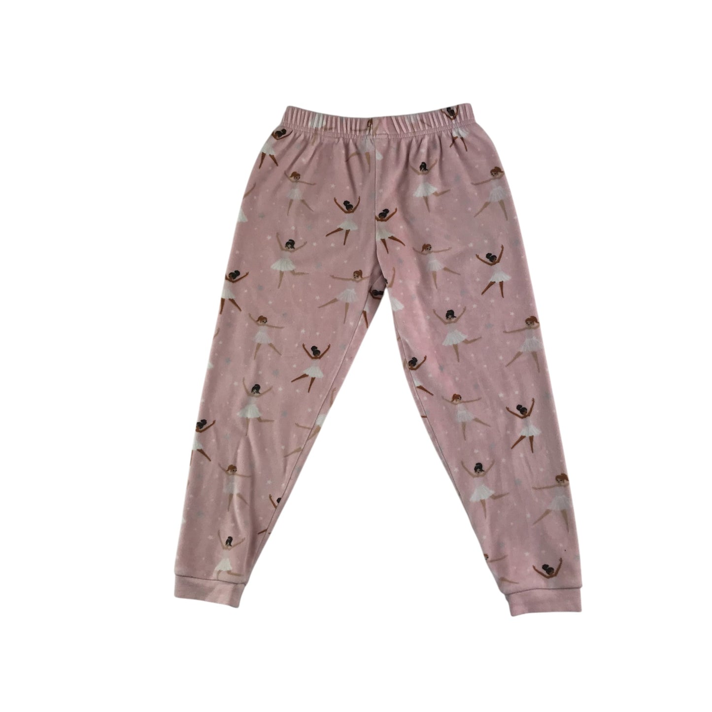 M&S pyjama set 6-7 years light pink ballerina prints