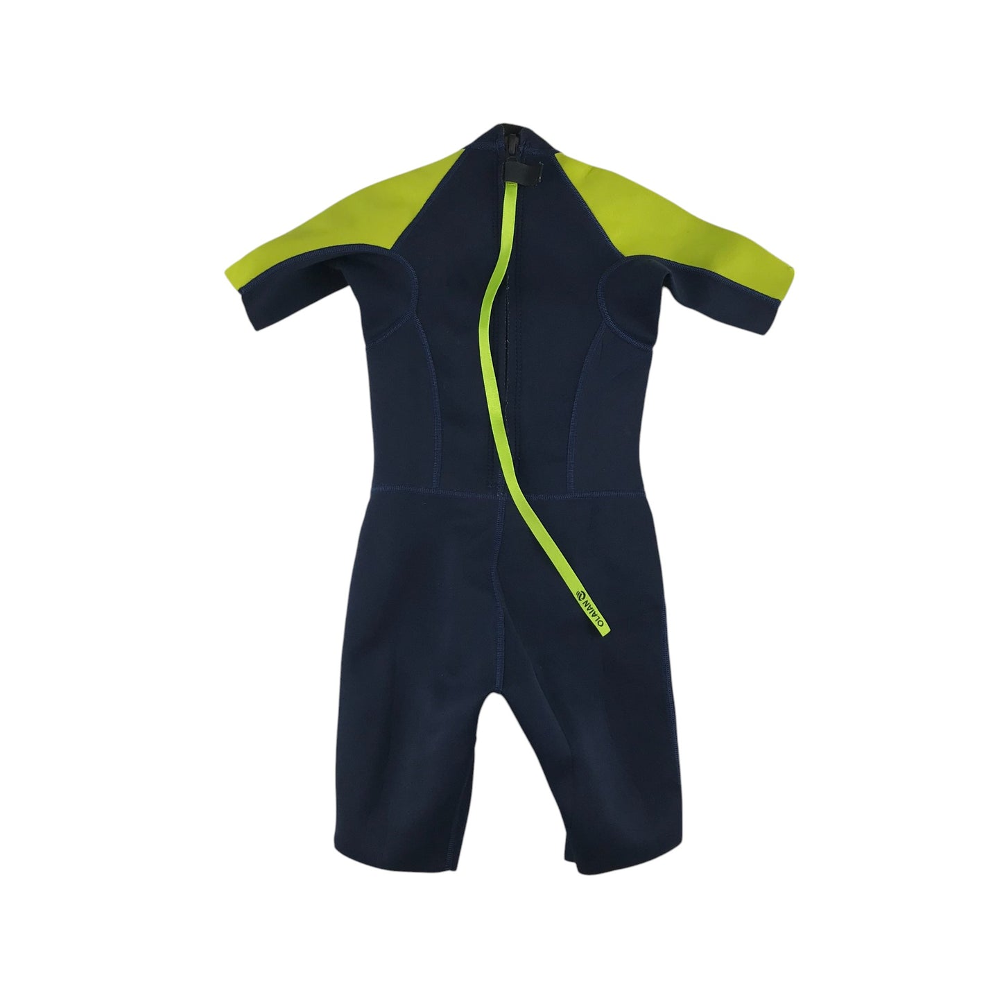 Decathlon wetsuit 9-10 years black and yellow short leg