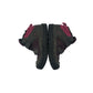 Decathlon walking boots shoe size 9C junior black and pink