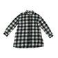 Zara Shirt Age 9 Black and White Check Pattern Button Up Cotton
