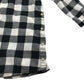 Zara Shirt Age 9 Black and White Check Pattern Button Up Cotton