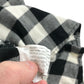 Zara Shirt Age 9 Black and White Check Pattern Button Up Cotton