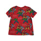 Tu t-shirt 4-5 years red Marvel heroes cotton