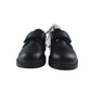 George school shoes shoe size 8 junior black with hook and loop strap
