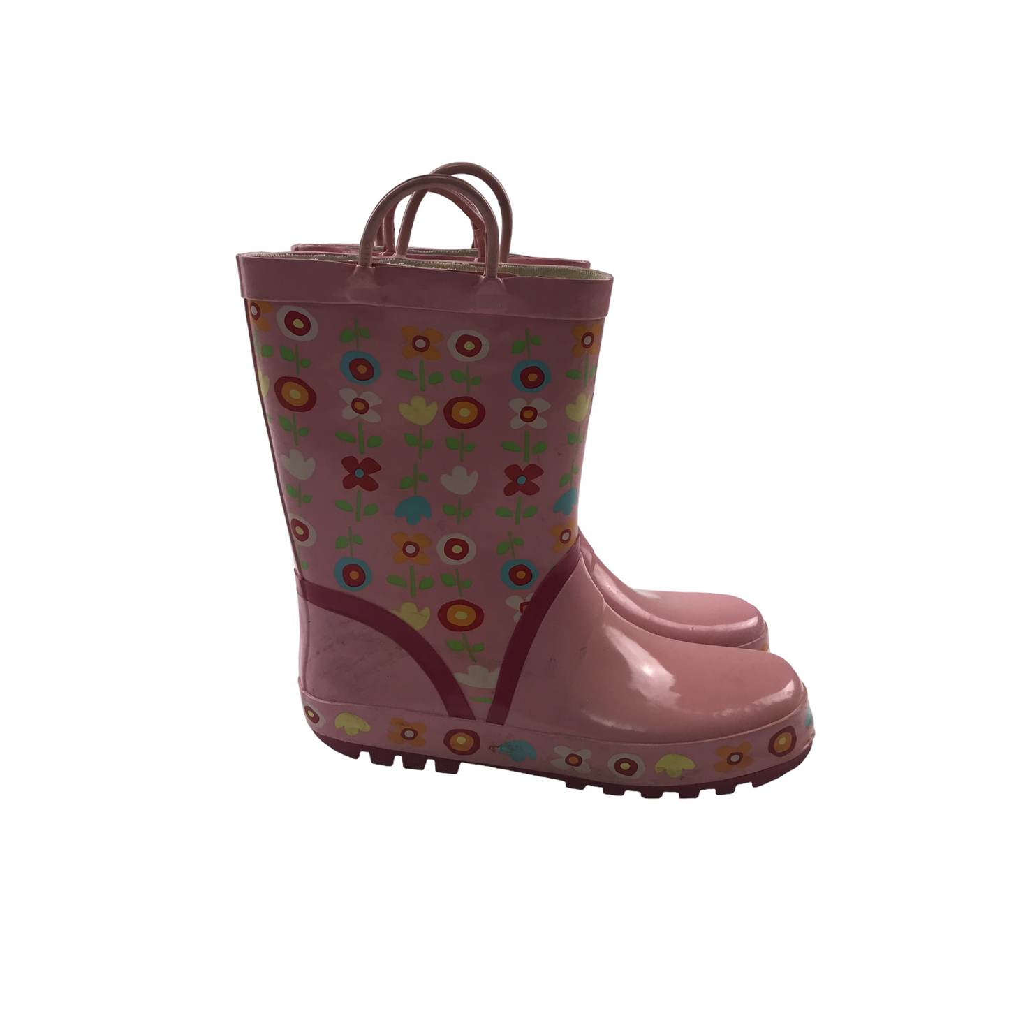 Pink Floral Wellies Shoe Size 1.5