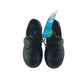 George school shoes shoe size 8 junior black with hook and loop strap