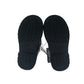 George school shoes shoe size 8 junior black with hook and loop strap