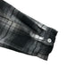 Shein Shirt Age 10 Black White Grey Check Button Up