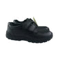 George school shoes shoe size 10 junior black with hook and loop straps