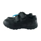 George school shoes shoe size 10 junior black trainer style with hook and loop straps