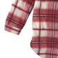 Tu shacket 5-6 years red check pattern long shirt jacket