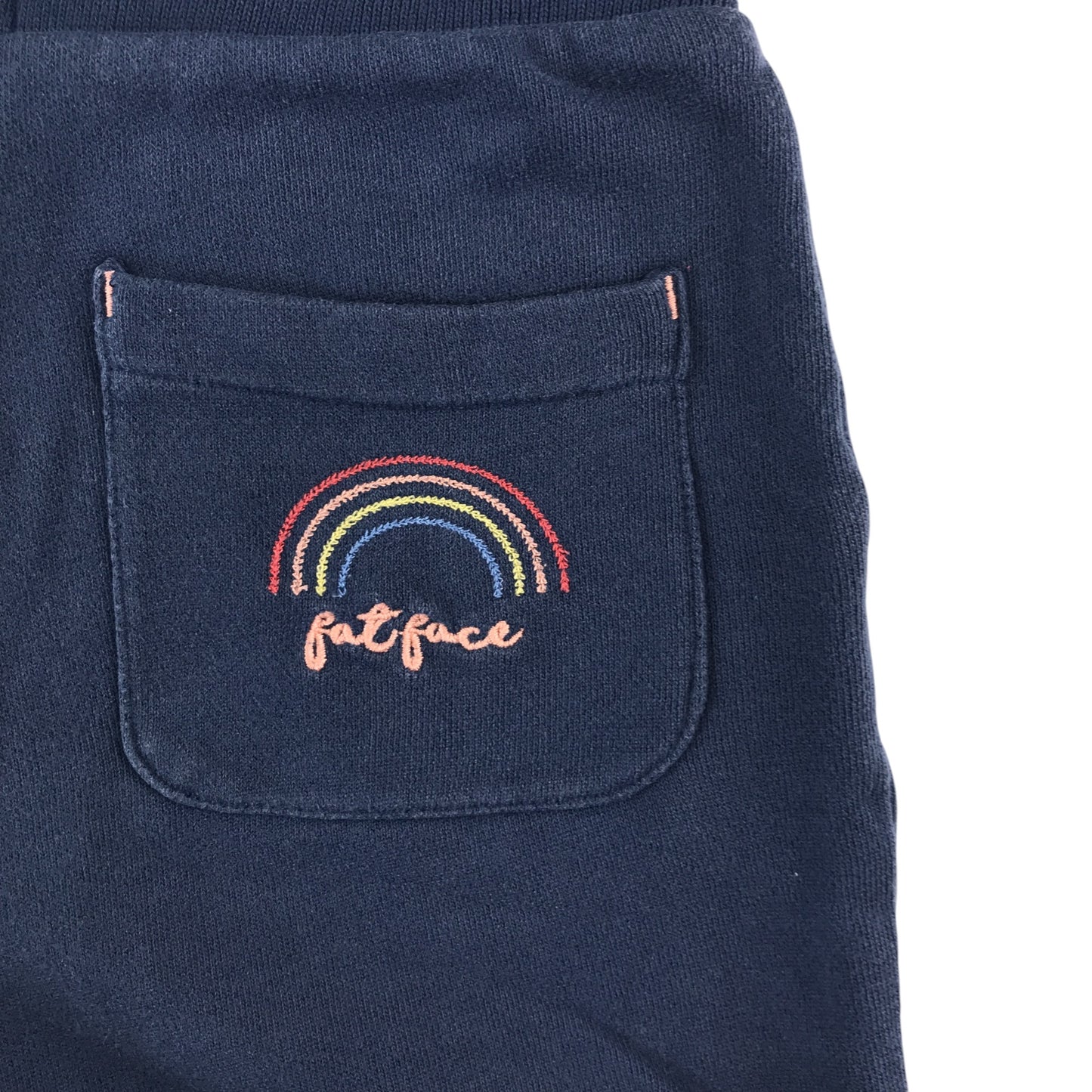 Fatface shorts 8-9 years navy blue jersey cotton