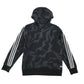 Adidas hoodie 13-14 years black and grey graphic pattern