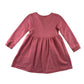 Next dress 5-6 years pink plain long sleeve jersey