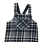 F&F dress 5-6 years black and white check pattern pinafore
