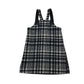 F&F dress 5-6 years black and white check pattern pinafore