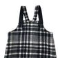 F&F dress 5-6 years black and white check pattern pinafore