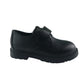 George school shoes shoe size 9 junior black with hook and loop strap