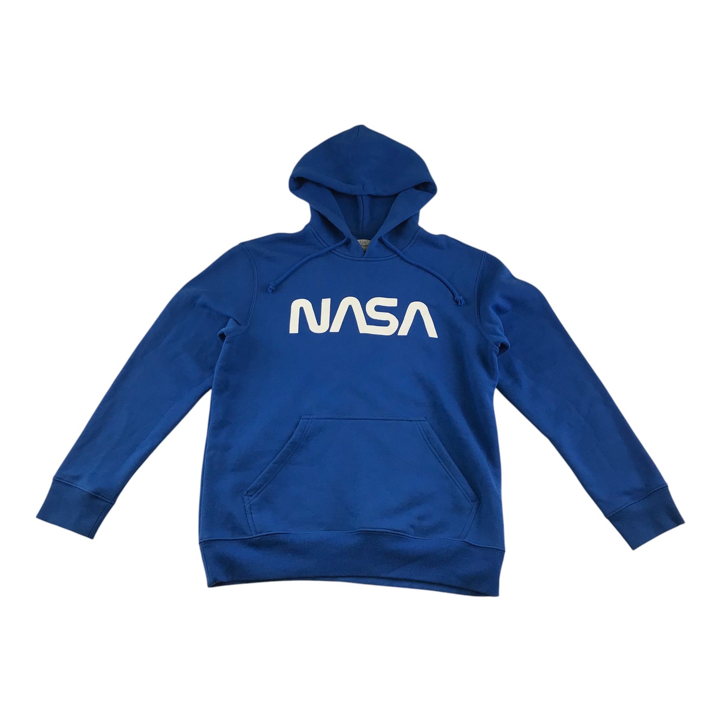 H&M hoodie adult size M blue Nasa logo long sleeve pullover