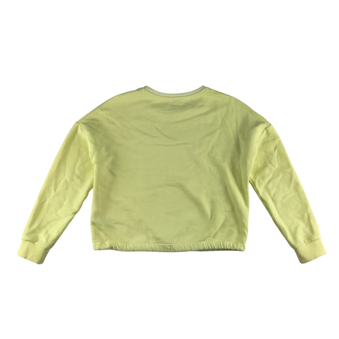 M&S sweater 11-12 years yellow You Are Magical cropped